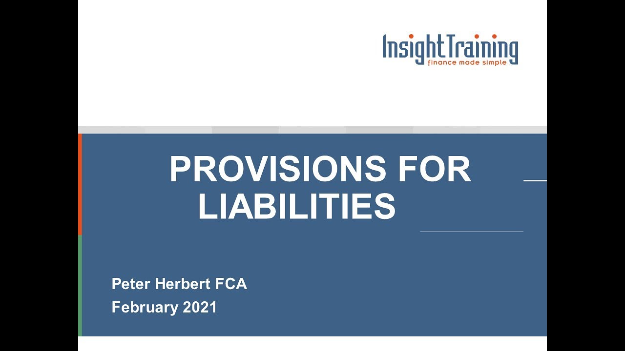 A&A Feb 2021 Provisions for liabilities