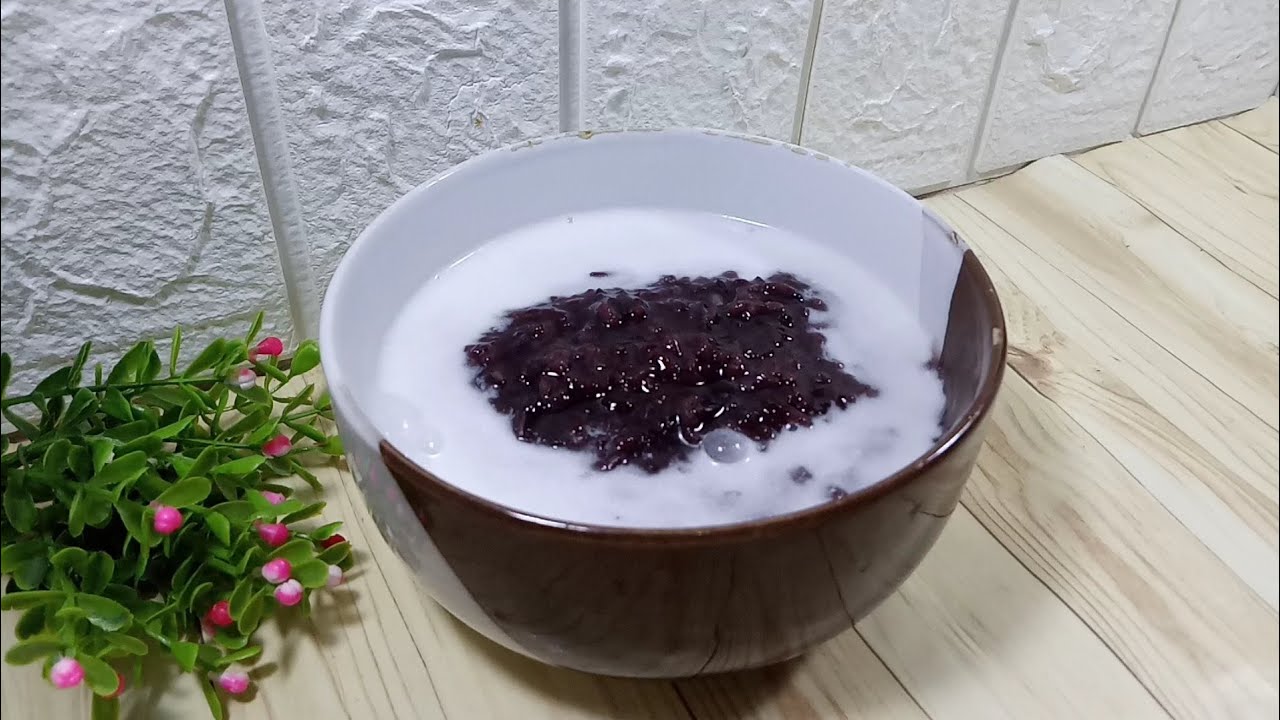 Bubur Ketan Hitam Santan Kara || Cemilan Buka Puasa