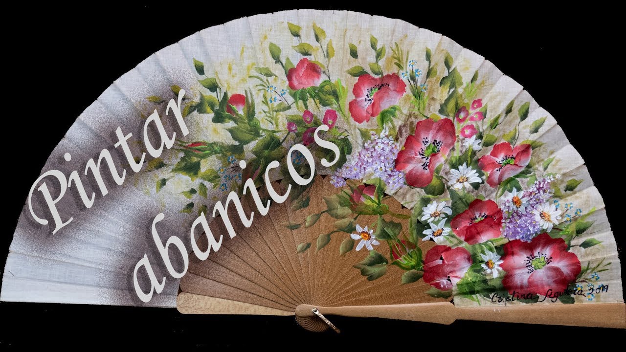 Cómo pintar abanicos