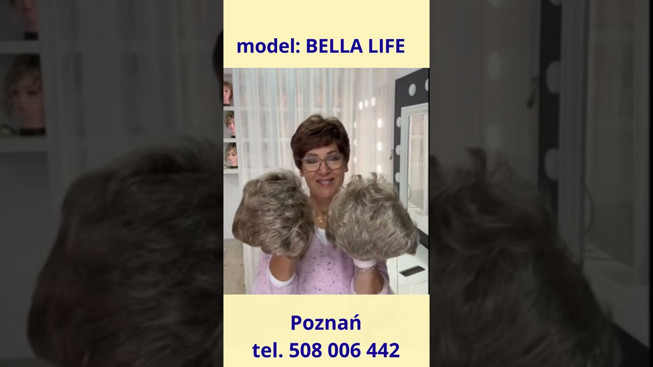 Siwa, blond czy brąz? 👩‍🦳👱‍♀️ Sprawdzam perukę Bella Life – hit dla dojrzałych pań