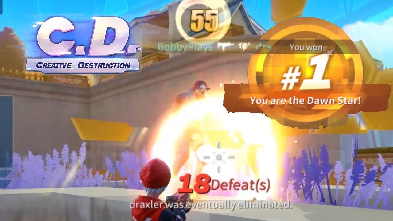 CARRYING MY TEAM TO VICTORY IN SQUADS! Creative Destruction Gameplay (PC/iOS/Android)