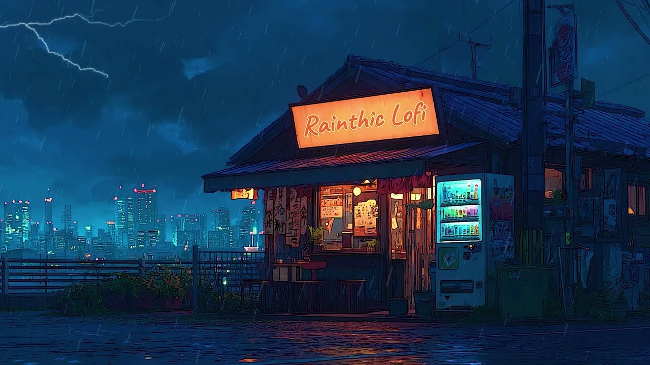 okyo Nights, Infinite Rain” 🌧️ 80s Lofi Flow Through Empty Streets