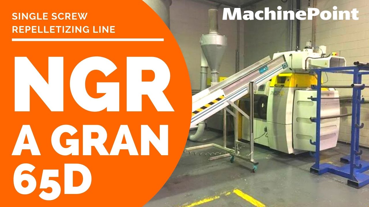 NGR A GRAN 65D Single screw repelletizing line | NGR Machines