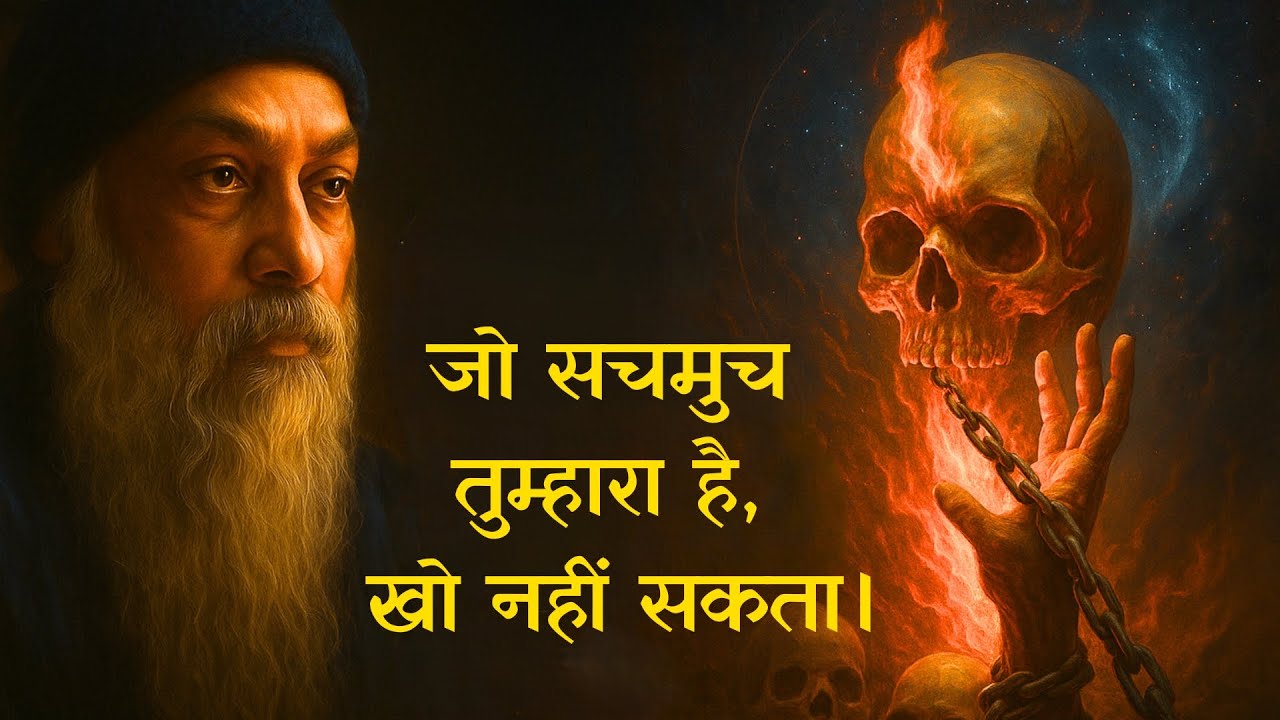 OSHO Style - जिसे तुम खोने से डरते हो, वह पहले से ही तुम्हारा नहीं था।