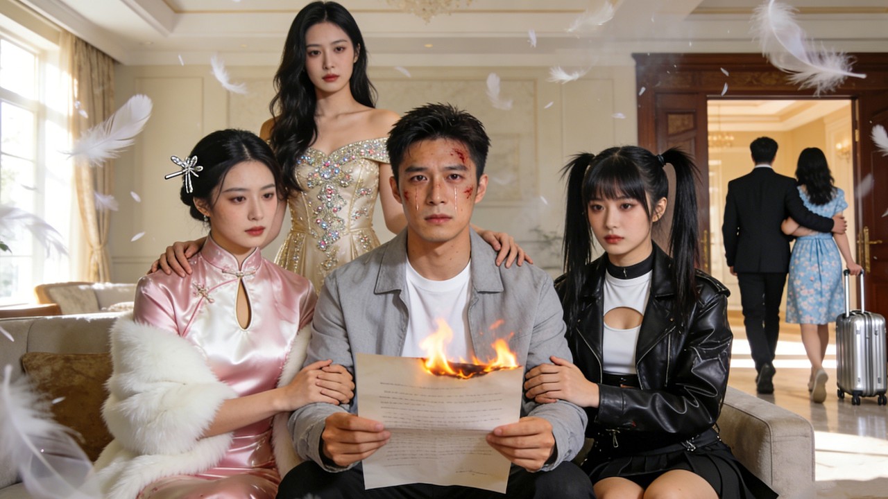 Wife Left Me For CEO, Scorning My Poverty. She Didn't Know I'm Heir, With 3 Beautiful Sisters!