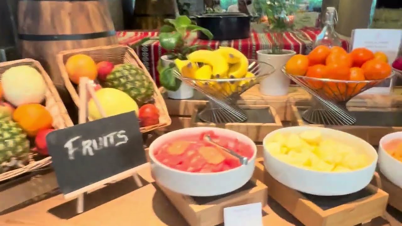 Crowne Plaza Dubai Marina breakfast buffet