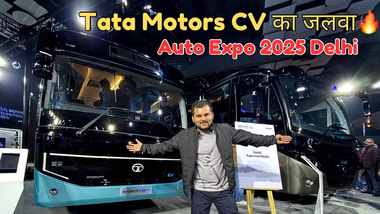 Tata Motors Comercial Pavilion Tour🔥 at Bharat Mobility Global Expo 2025 | Auto Expo 2025