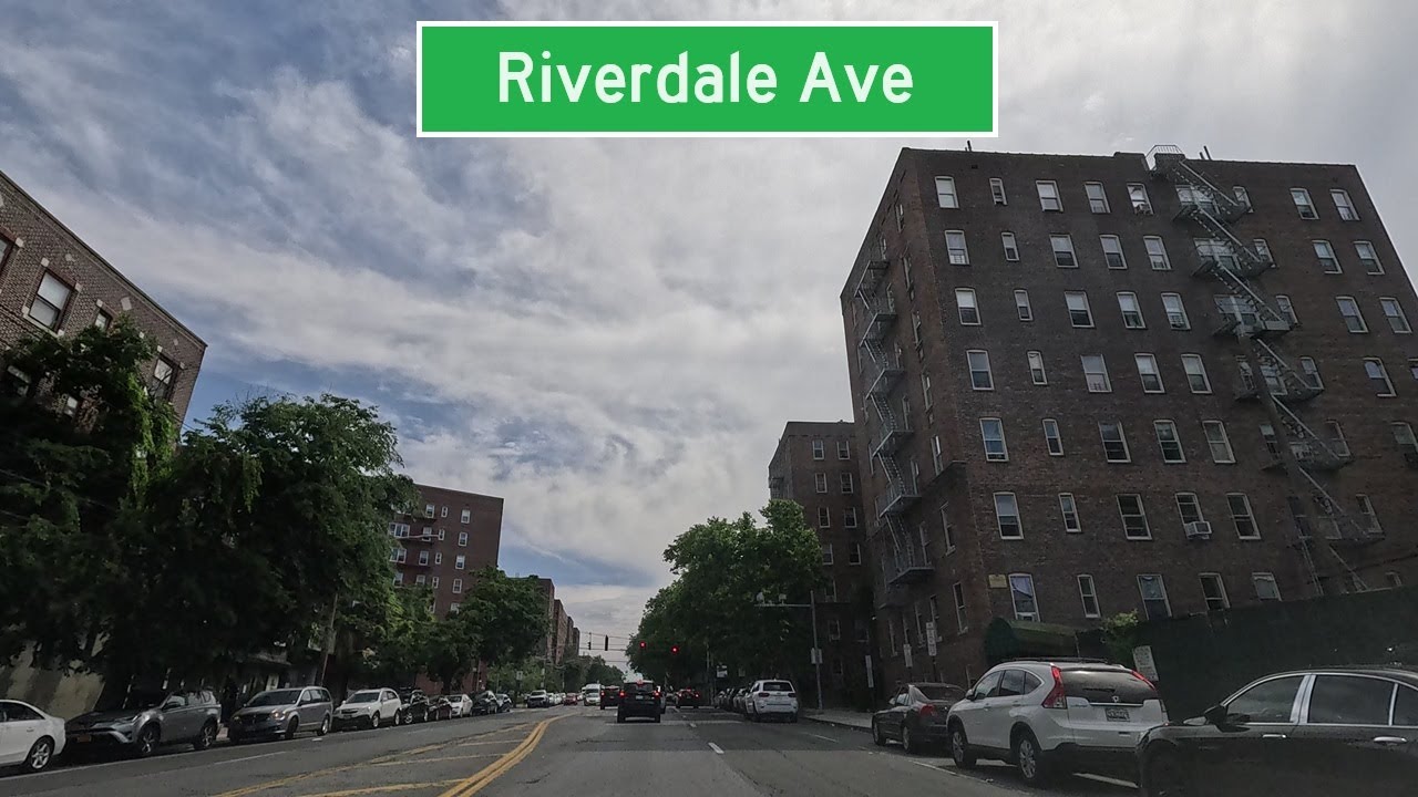 ⁴ᴷ⁶⁰ Driving Riverdale Avenue from Yonkers, NY to The Bronx, NY