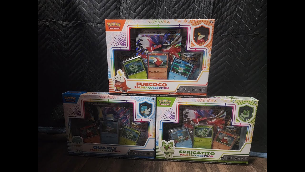 The First Scarlet & Violet Product Has Arrived! Opening the Paldea Collection Boxes