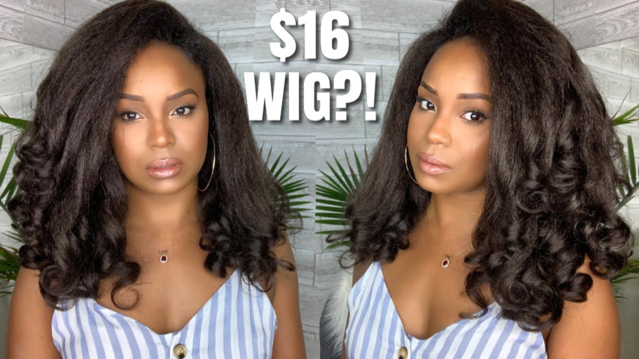 $16 NATURAL HAIR WIG! | SENSATIONNEL RAIN MAKER | SYNTHETIC SATURDAYS