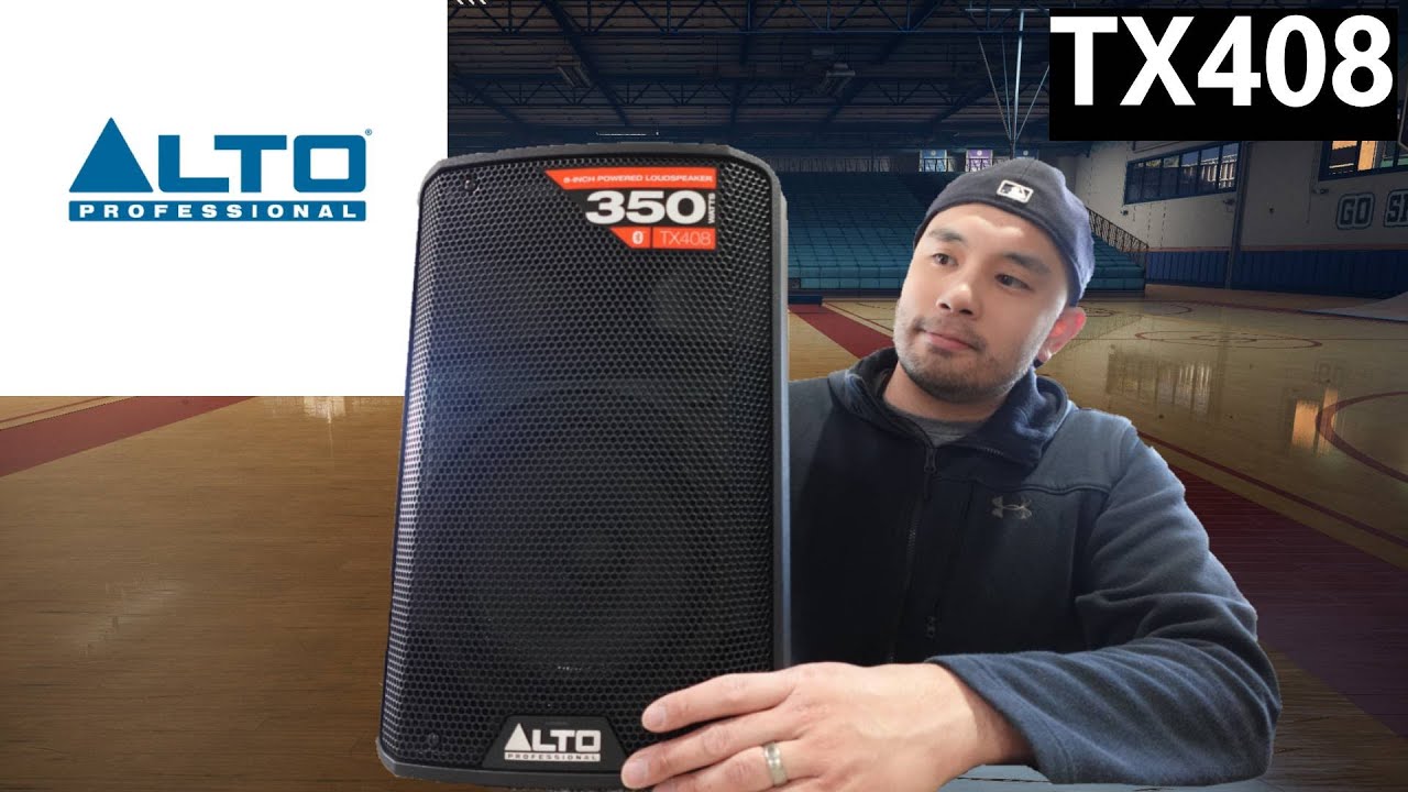 ALTO PROFESSIONAL TX408 350-watt 8-inch Powered Speaker UNBOXING