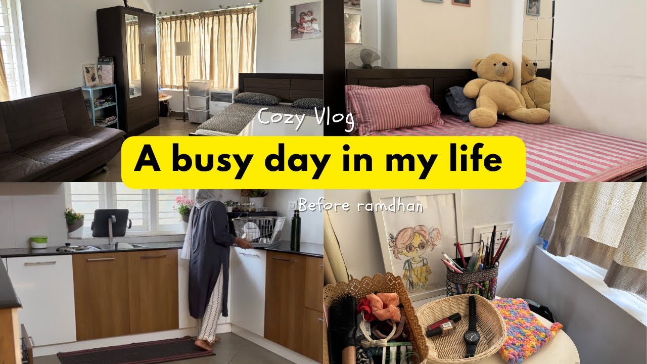 റമദാൻ തുടങ്ങുന്നതിന് മുമ്പ് | A busy day in my life #homevlog #roomcleaning