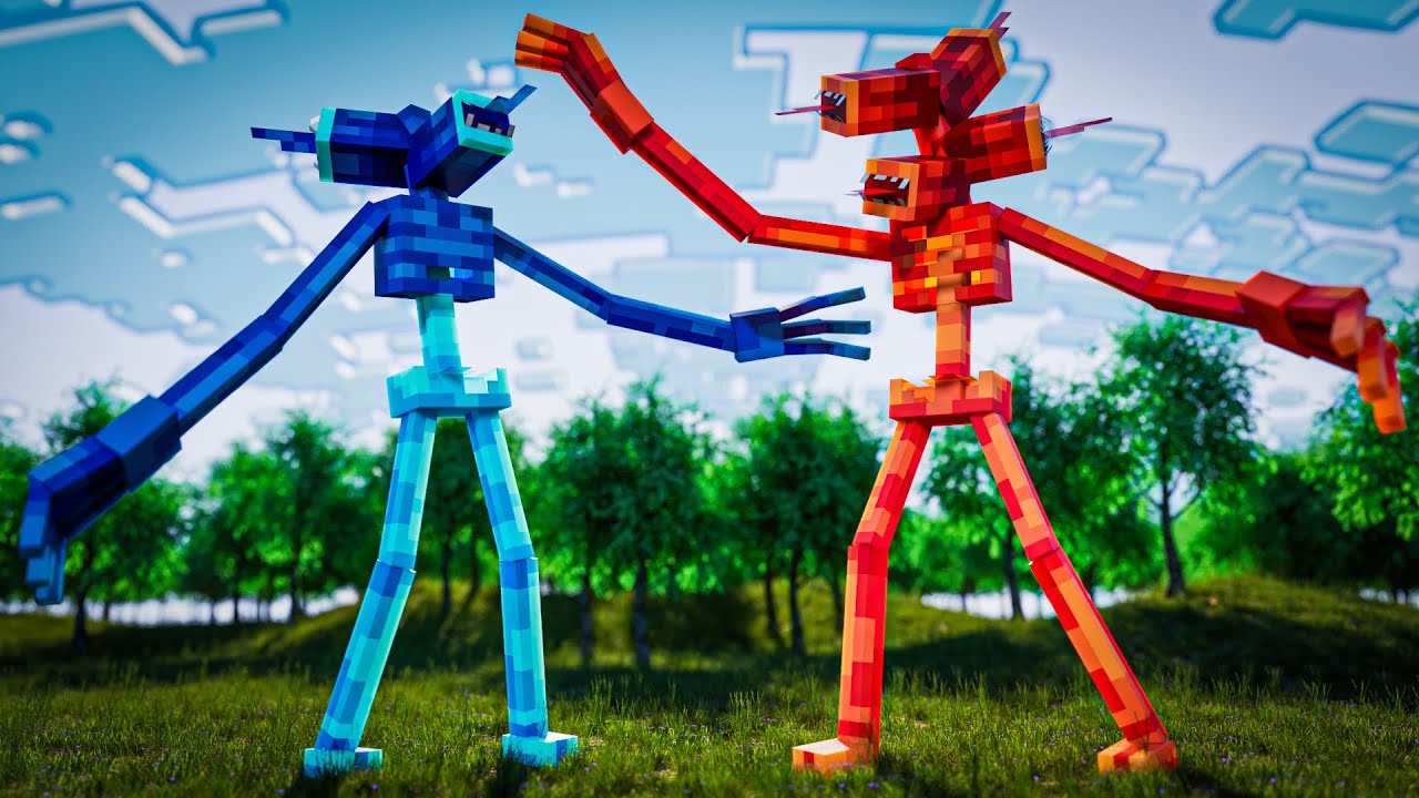 ICE SIREN HEAD  VS BLOOD SIREN. HEAD NO MINECRAFT ! ( TREVOR HENDERSON ) AVENTURA COM MODS