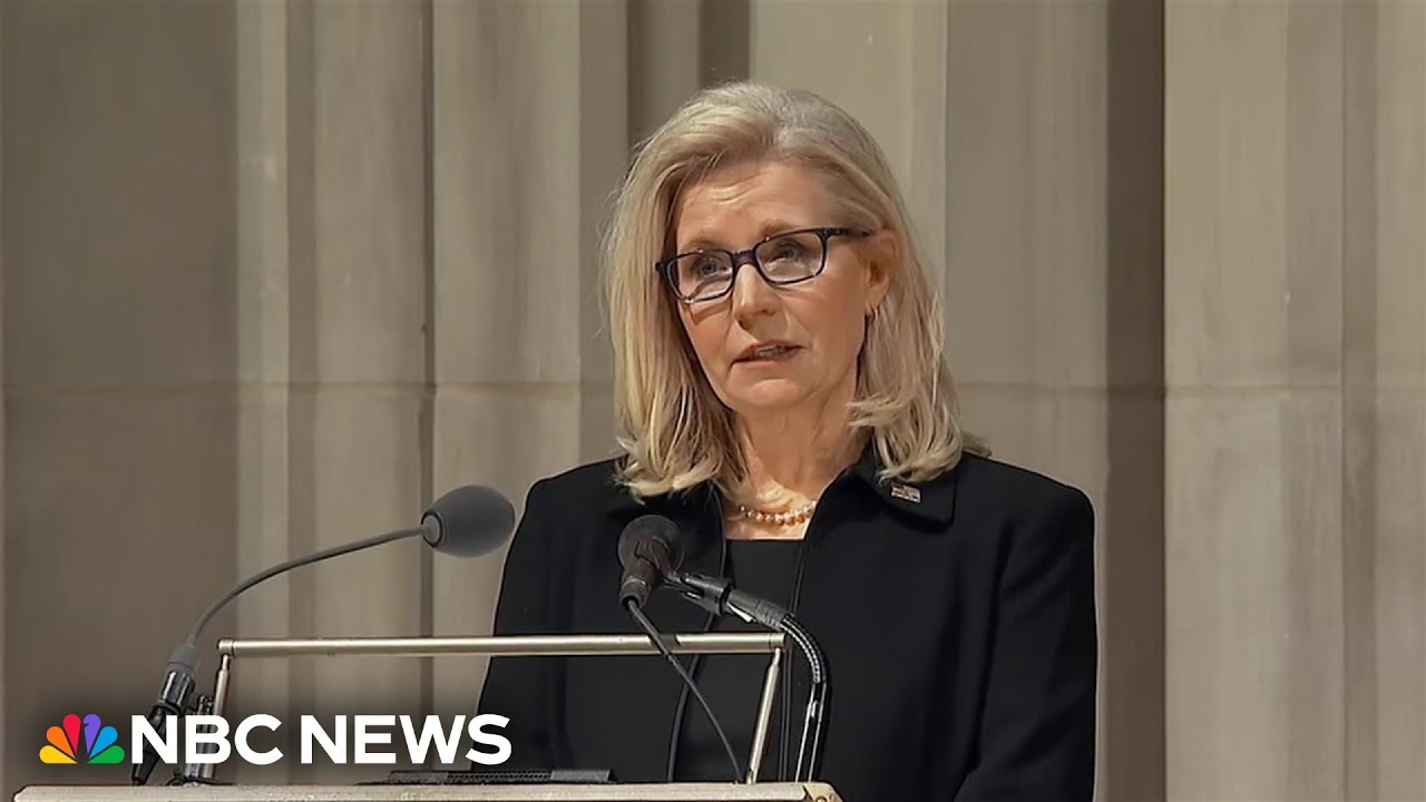 'A giant to the end': Liz Cheney remembers her father's legacy at his funeral