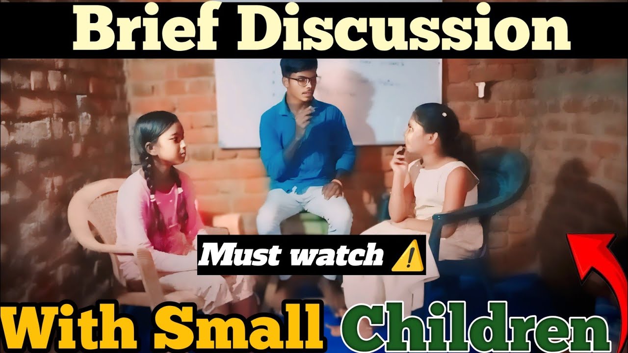 English practice with small kids ⚠️ | Brief Discussion  | Village English institute