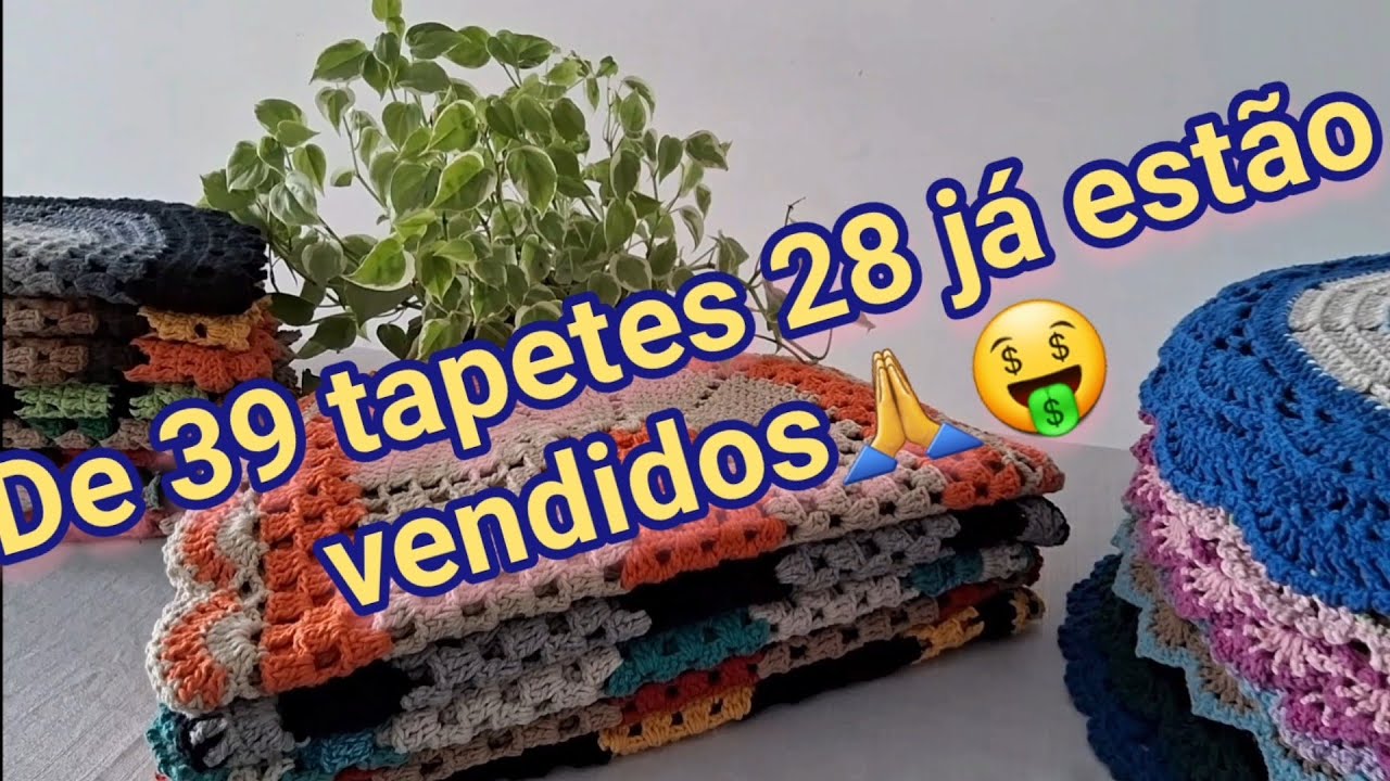 39 tapetes de 20,00 ,25,00 e 30,00 com combinações  fáceis de vender 👍