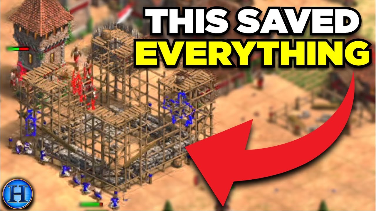 I Was Losing Until I Made a SNEAKY Castle | AoE2
