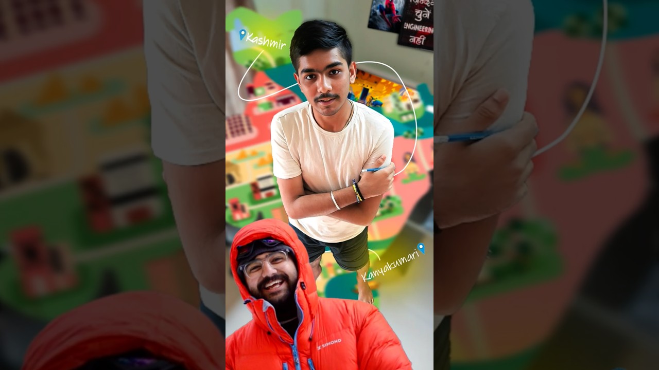 Monkey Magic Kashmir to Kanyakumari📍Intro @MonkeyxMagic