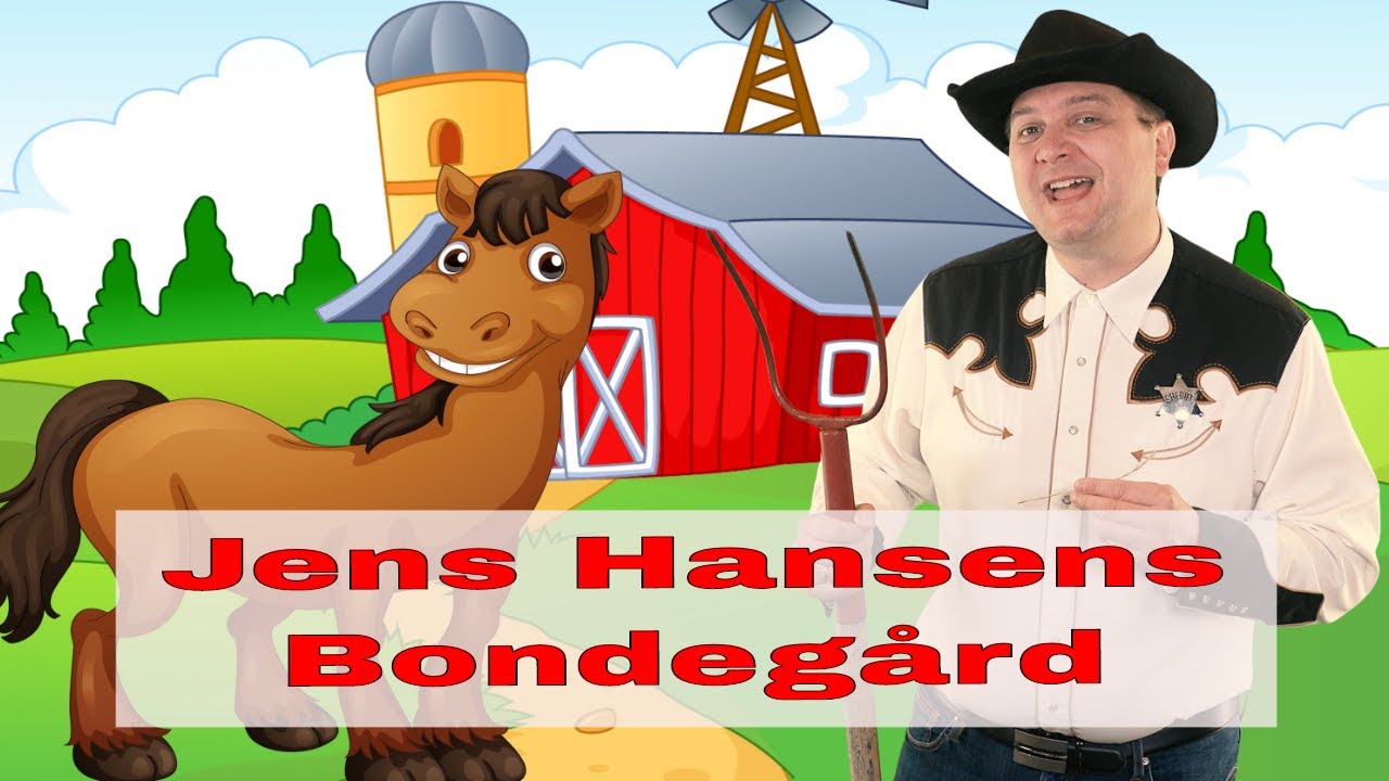 Jens Hansens Bondegård | Børnesang med fagter | Syng med Sherif Haps