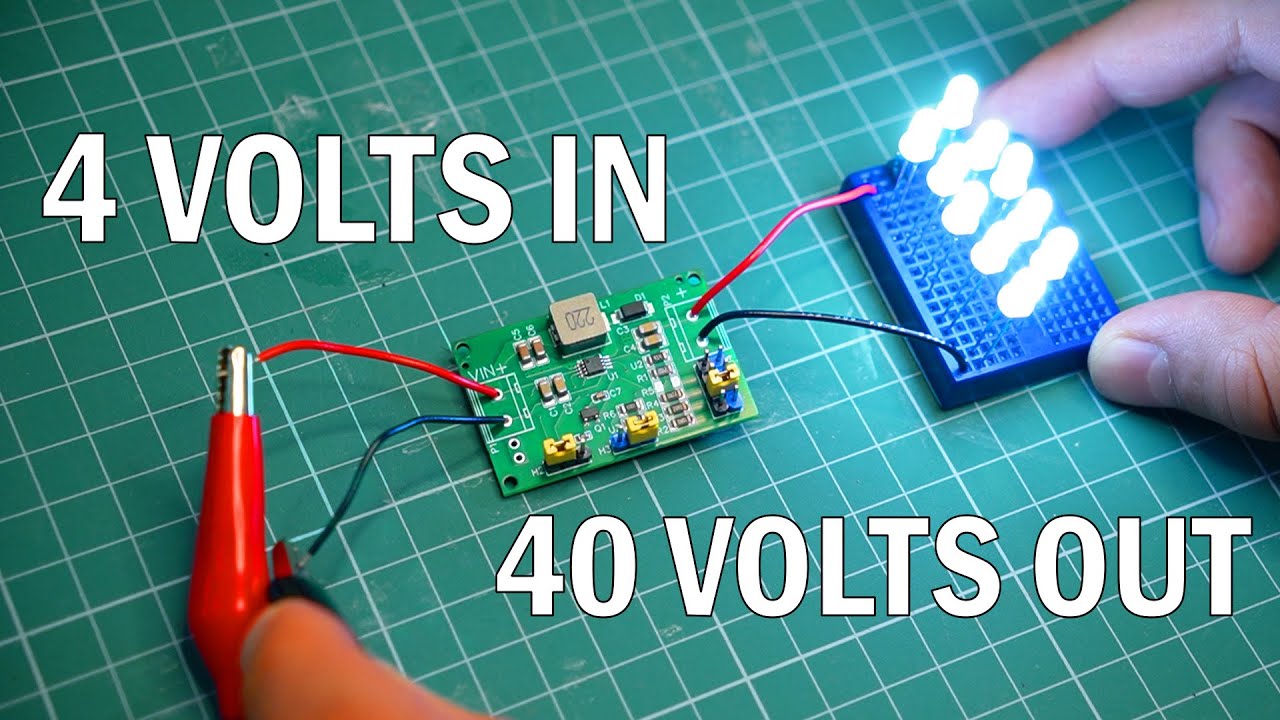 This LED driver boosts voltage (PAM2841 DIY project)