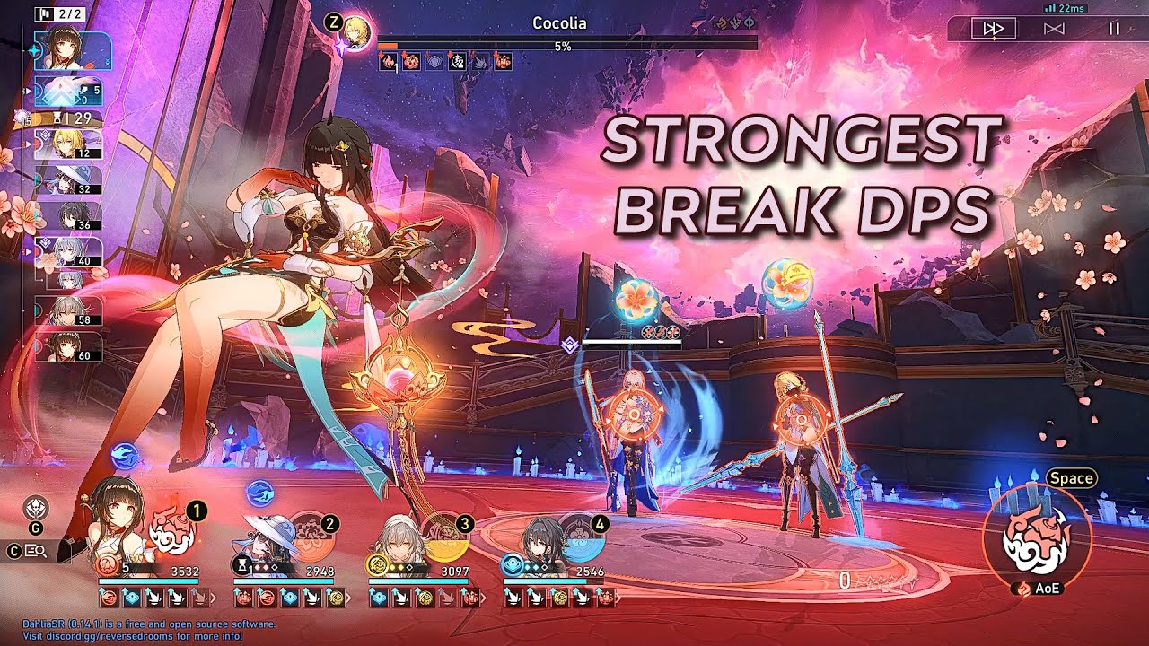Lingsha E0S0 + Dahlia 3 Cost 0-Cycle Cocolia ft RuanMei HMC | HSR 3.8 V1