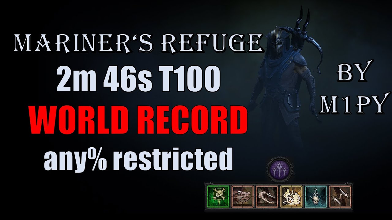 Diablo 4 Stealth Barber Rogue 2m 46s Mariner's Refuge T100 any% restricted Speedrun World Record