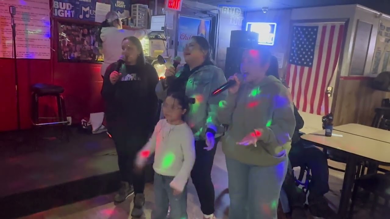Ana, Alicia, & Alyssa singing 