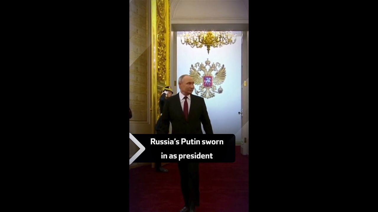 Russia&rsquo;s Putin sworn in as president