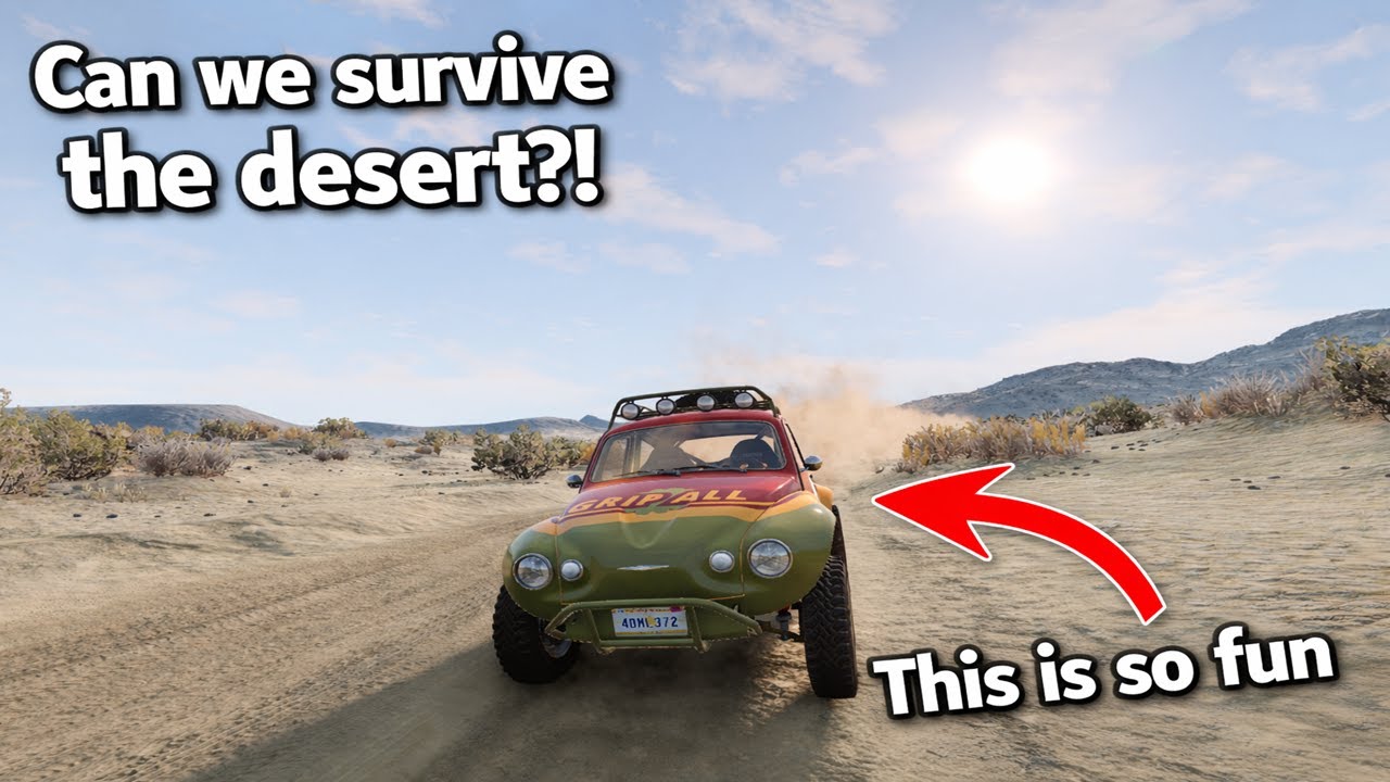 Off-Roading In This Game Is So Fun!! - BeamNG Drive Challenge