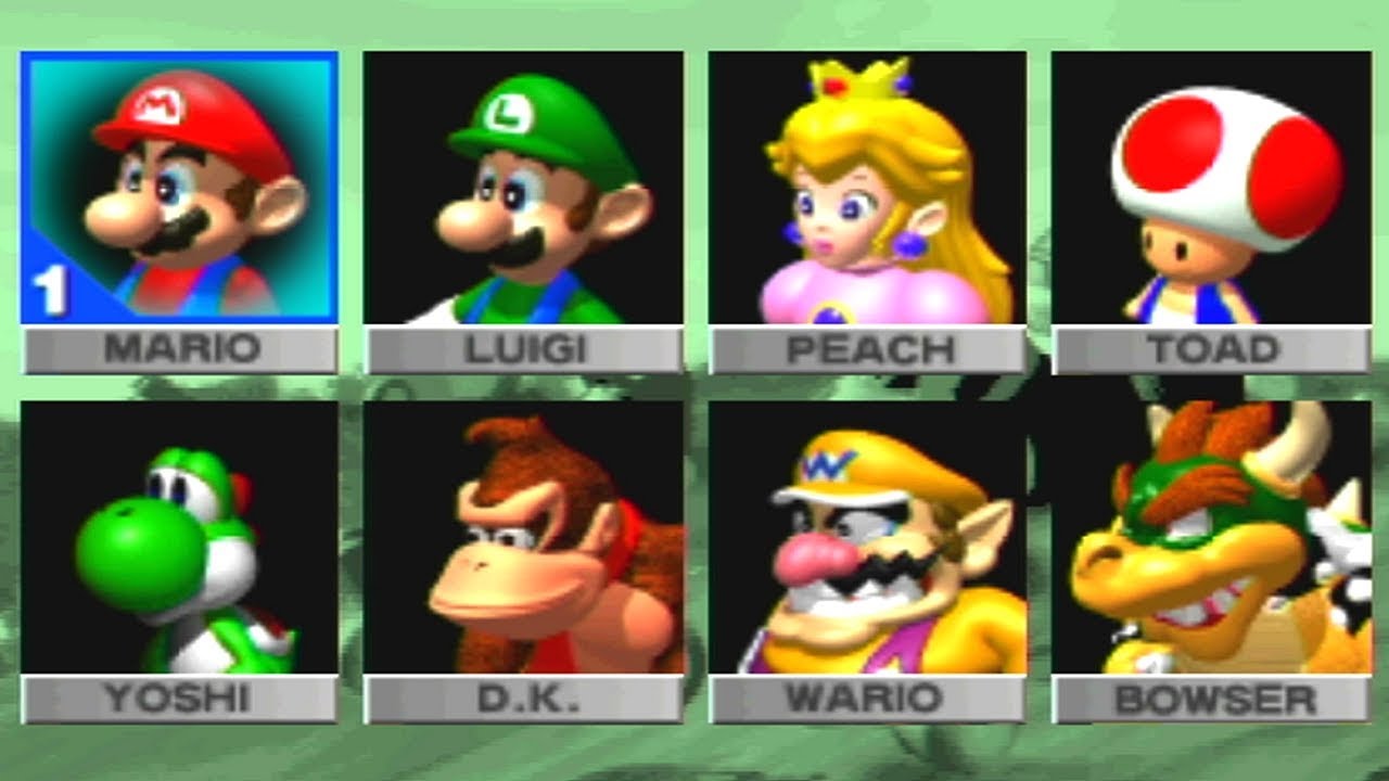 Mario Kart 64 - All Characters