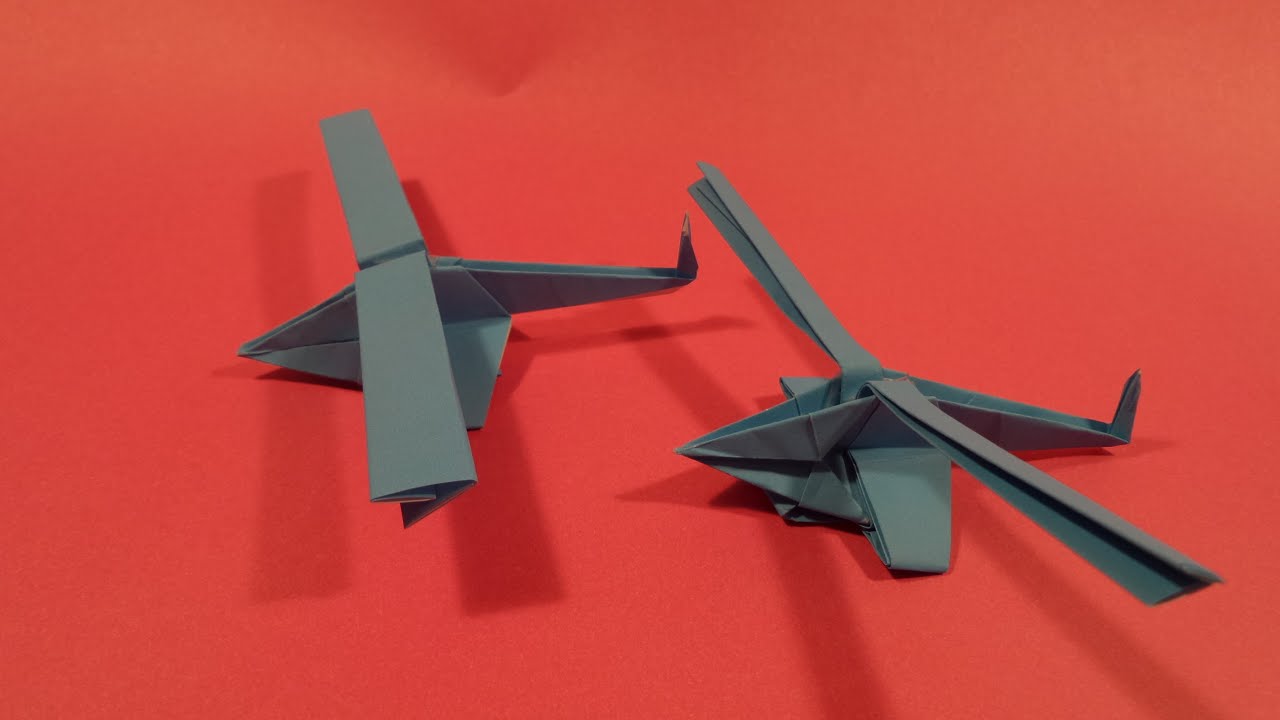 헬기 색종이 접기 - Origami Confetti Helicopter