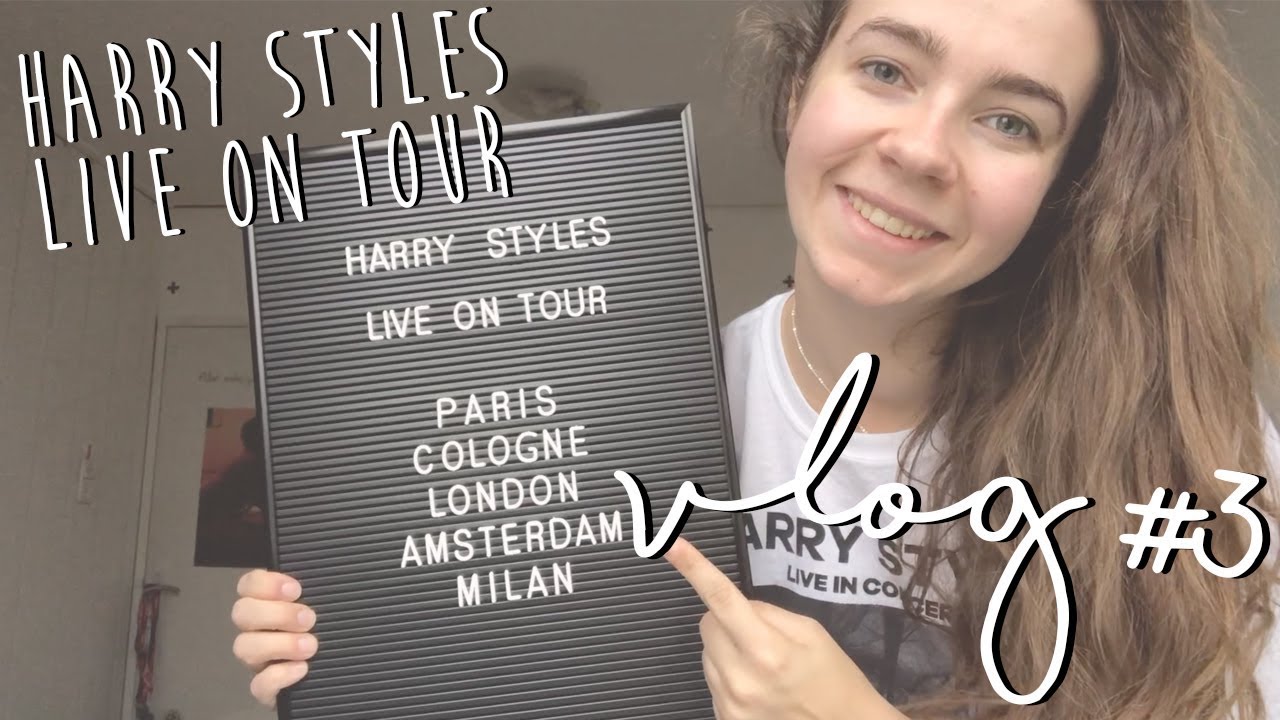 HARRY STYLES LIVE ON TOUR (FRONT ROW) VLOG - Amber Roseanna