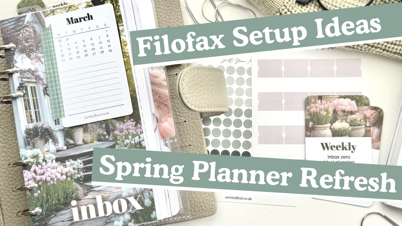 Время весеннего обновления! 🌸 Советы по организации ежедневника Filofax Norfolk в бежевых тонах &mdash;...