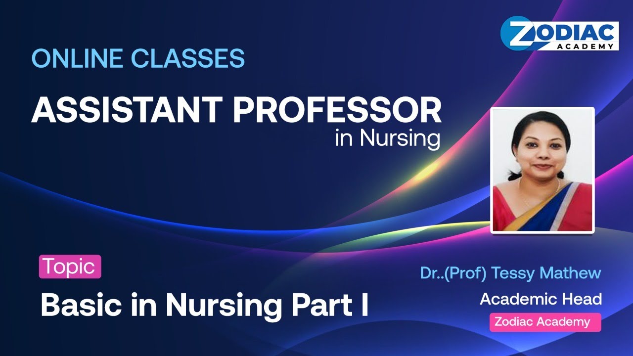 ASSISTANT PROFESSOR ONLINE CLASS || TOPIC - Nutrition (Part 1)