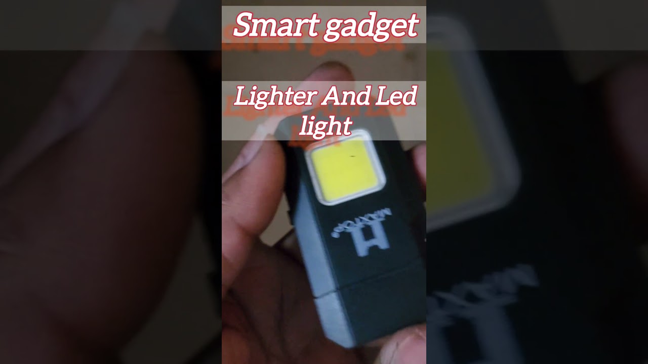chargbal Lighter and Led light, smart gadgets, #smartgadgets #lighter #ledlight #cr7 #viral #views