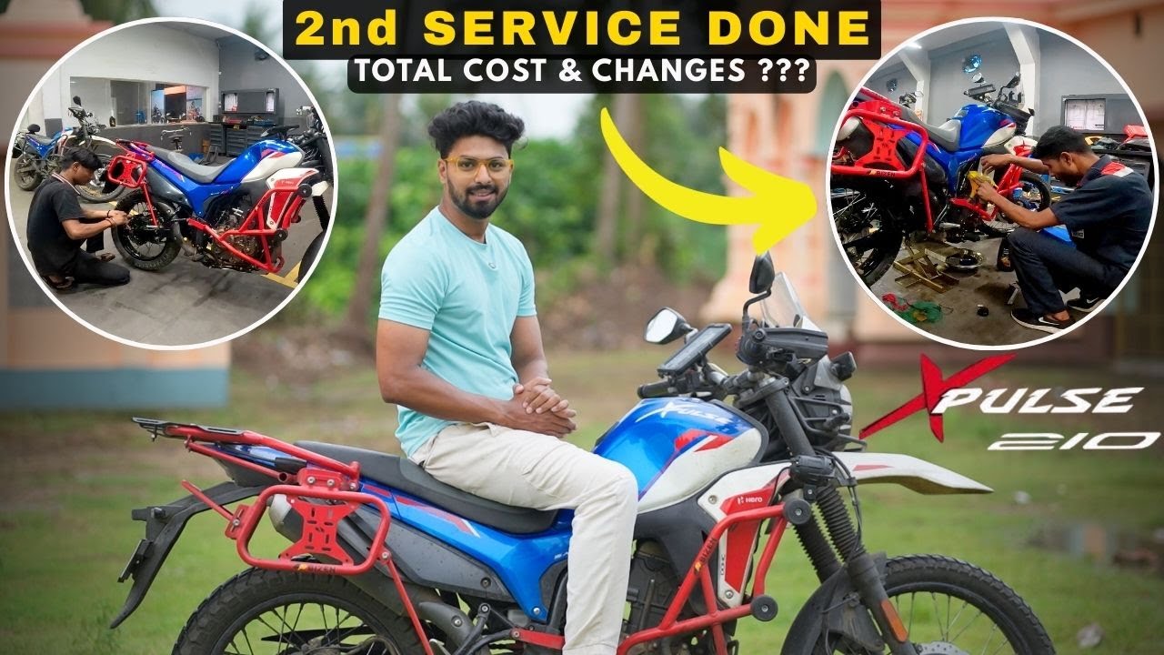 Hero Xpulse 210 2nd Service Cost & Parts Changed – Full Details!