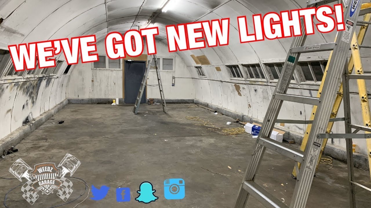Got the new lights installed in the Weedz Garage Shop