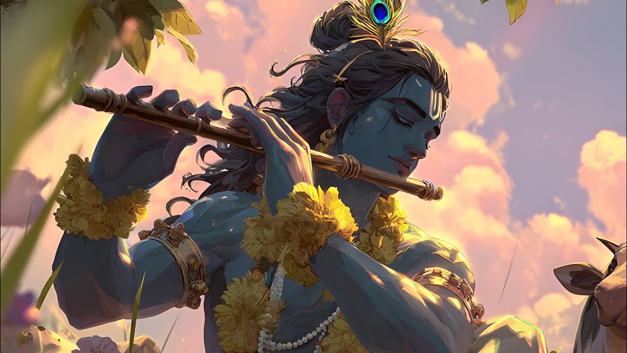 Krishna's Flute | Divine Bansuri Melody for Peace, Meditation & Spiritual Connection