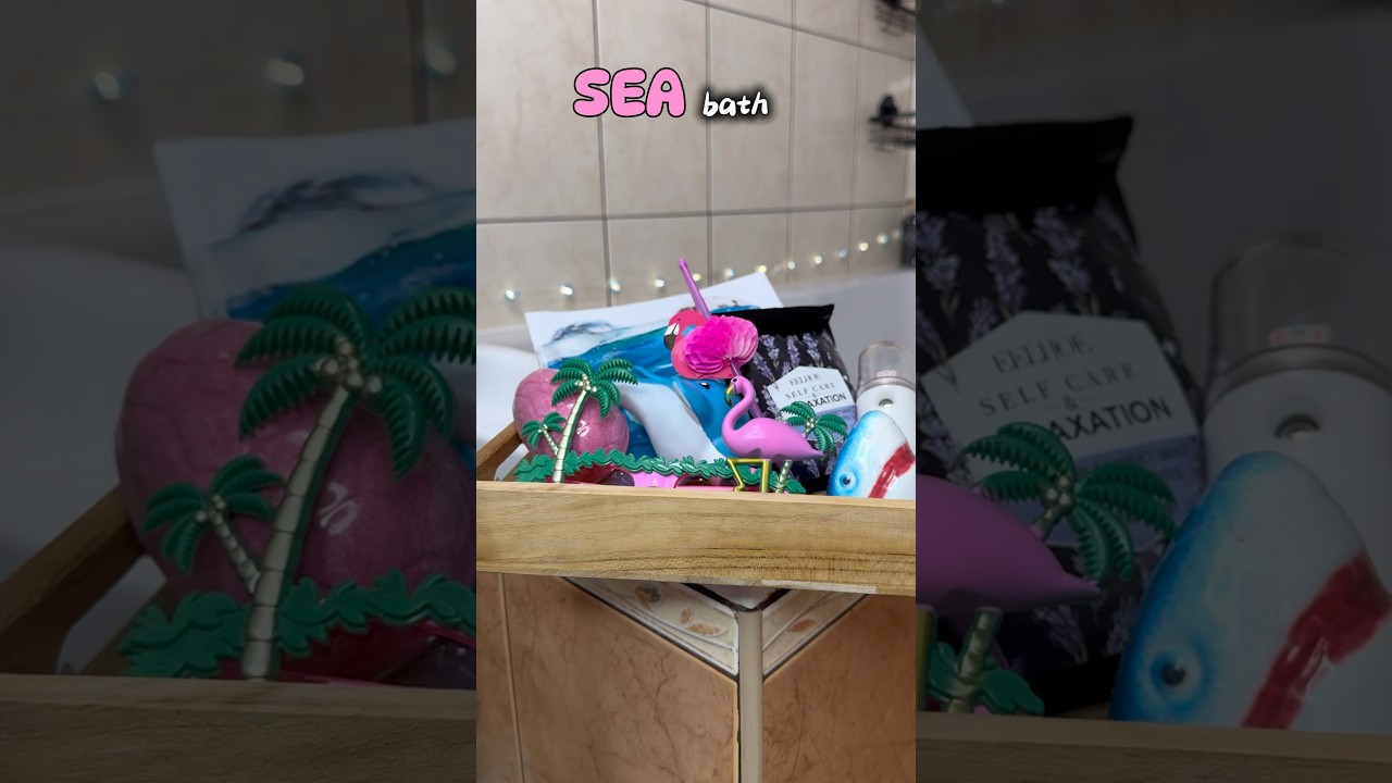 Sj&oslash;bad 🌊 hva blir det neste? #asmr #baderutine #badeessentials #natt #shorts #fyp #badetid