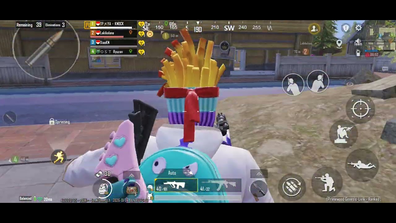 PUBG Mobile ! Squad - Classic Ranked (90) WINNER WINNER CHICKEN DINNER~