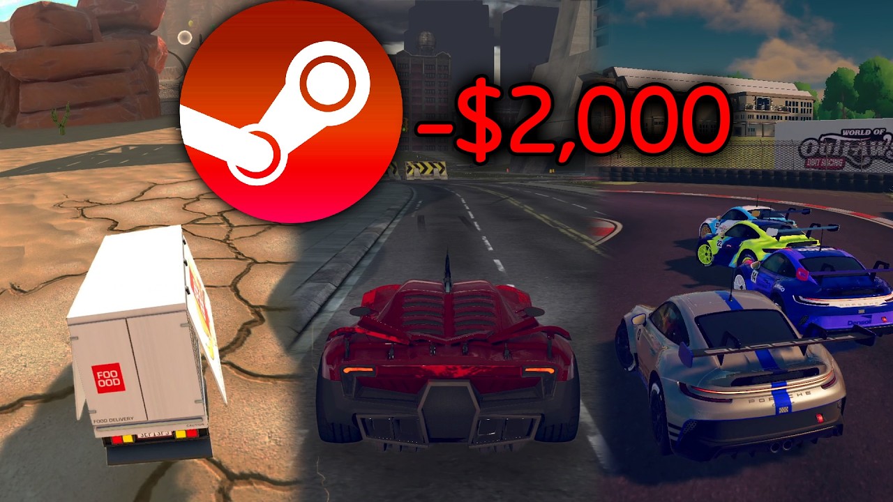 Exploring 250 Racing Games on Steam [B]