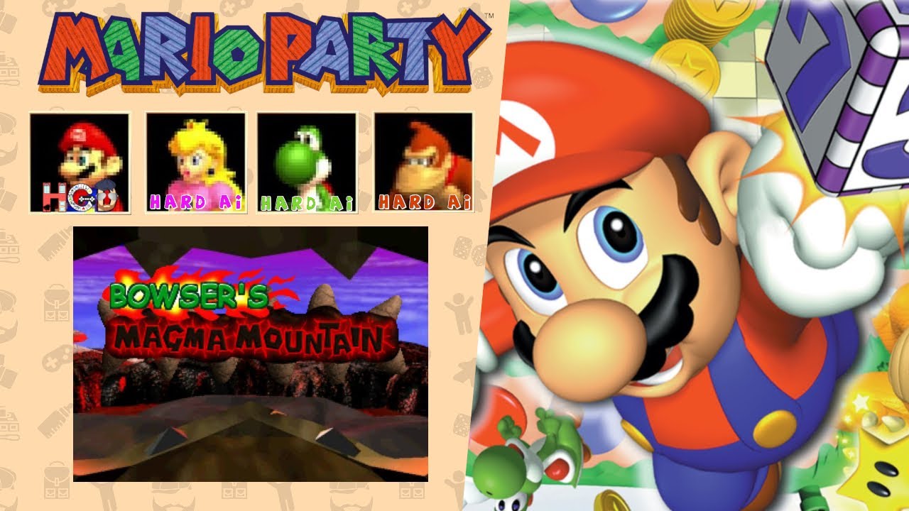 Bowser's Magma Mountain – Mario Part 1 Play Through session