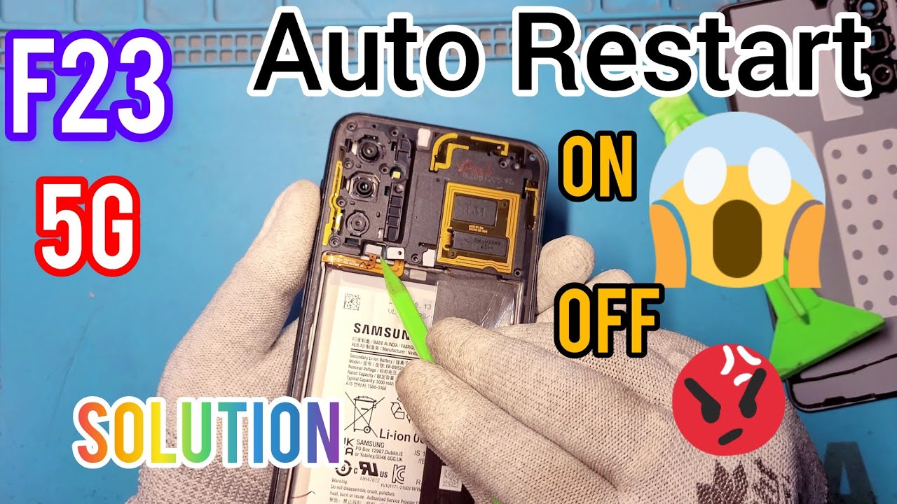 Samsung F23 Auto Restart Problem Solution #mobileengineer