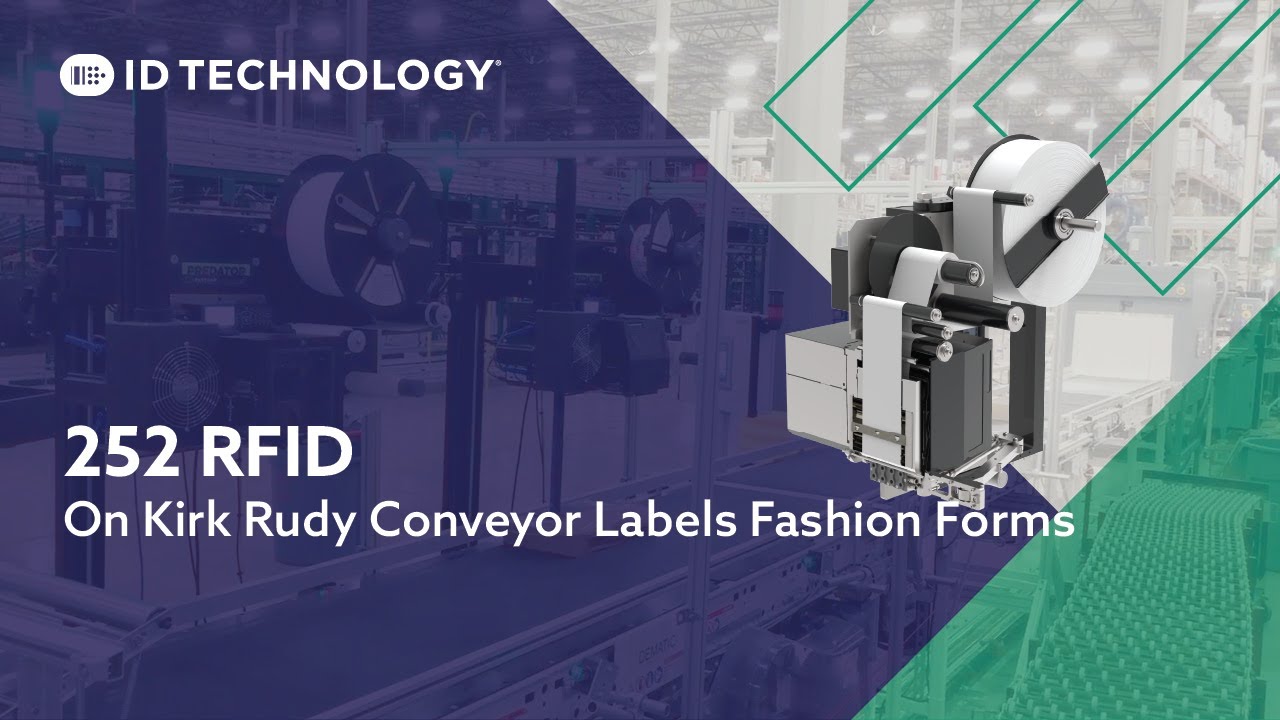 Model 252 on Kirk Rudy Applying RFID Labels Fashion Forms