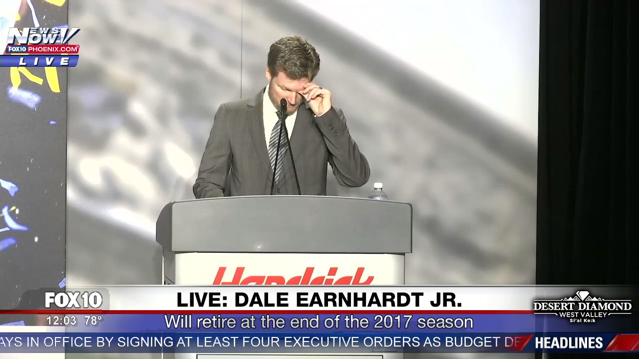 SAYING GOODBYE: Dale Earnhardt Jr. Announces Retirement (FNN)
