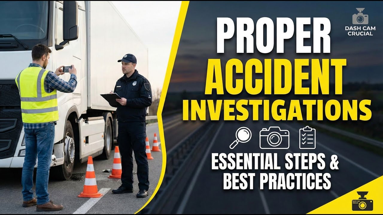 Conducting Proper Accident Investigations
