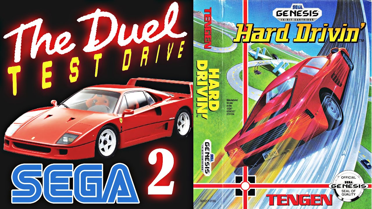 The Duel: Test Drive II (1992), Hard Drivin&rsquo; (1991) (Sega, прохождение).