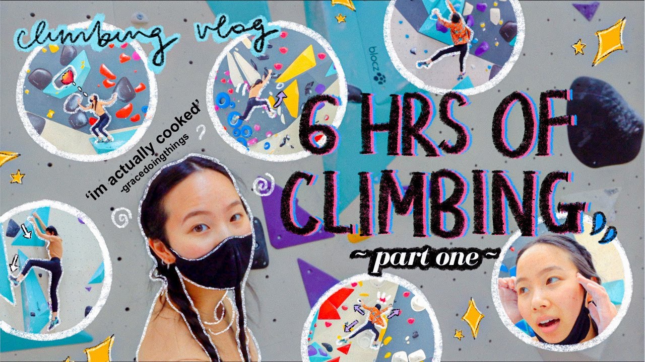 my first bouldering session back! | climbing vlog 1/2 | gracedoingthings