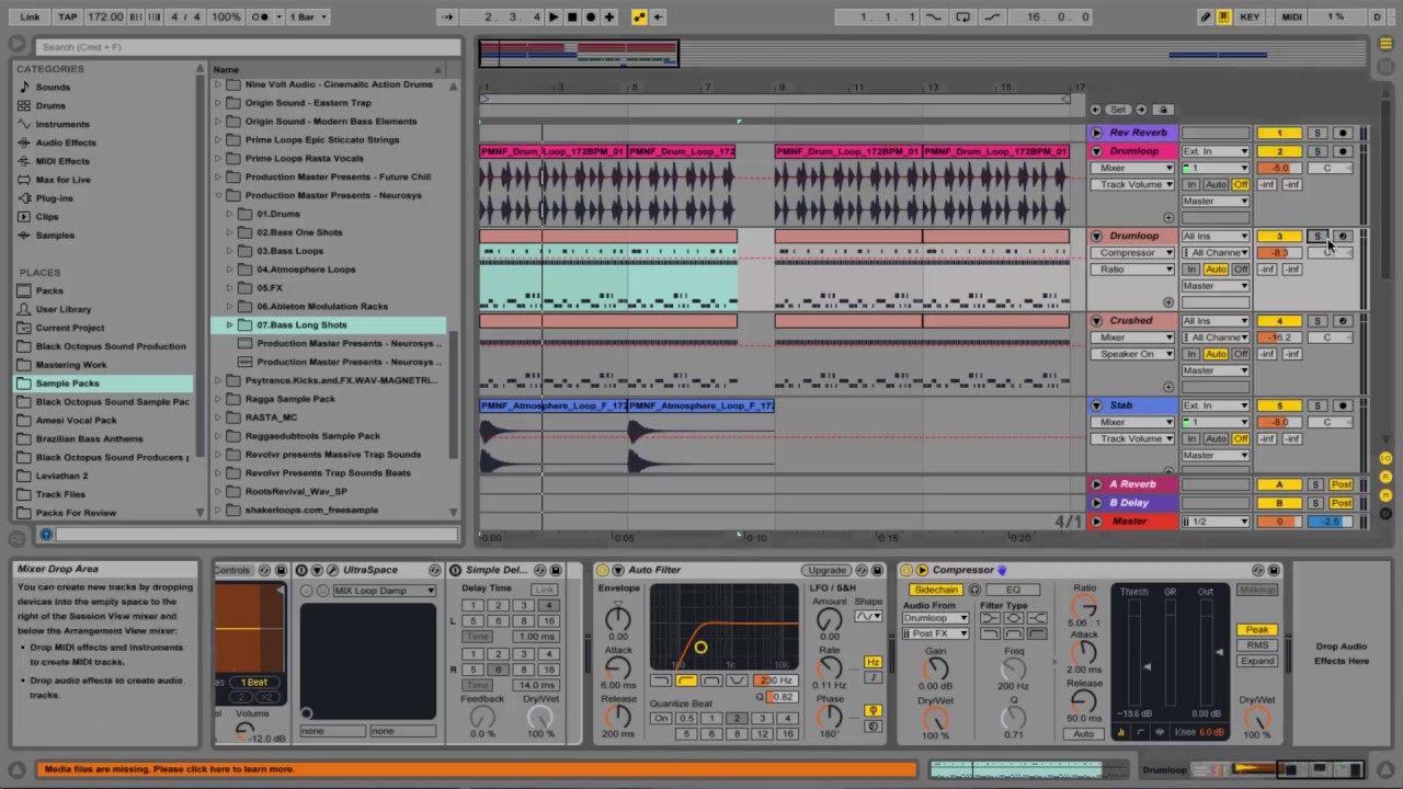 Neuro Drum and Bass tutorial using Neurosys with Ableton Live
