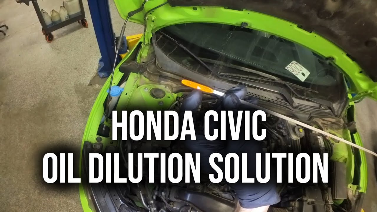 Замена масла в автомобиле Yoshi Honda Civic